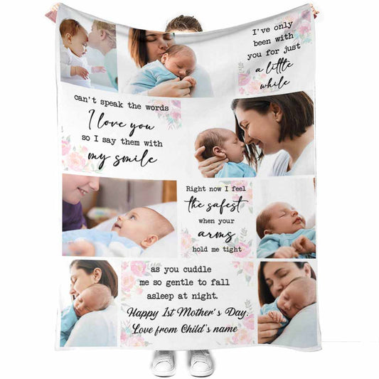 Family I've Only Been With You For A Little While 50 x 60 Inch Flannel Blanket For Cozy Bedroom And Sofa Decor