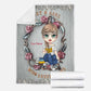 Book Lover So Cute Personalized Flannel Blanket For Bed Sofa And Reading Nook Decor