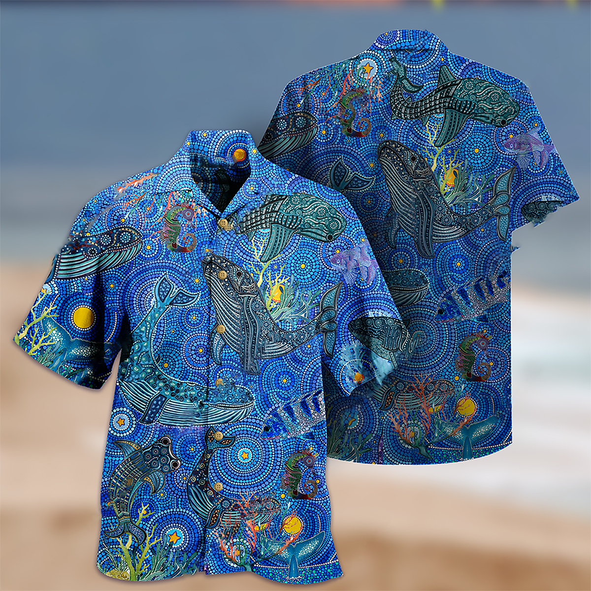 Whale Love Animals - Hawaiian Shirt