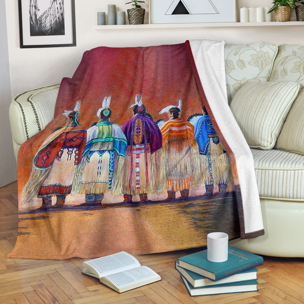 Native American Simple Flannel Blanket For Soft Bed Couch And Home Comfort