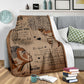 Africa To My Son African American Flannel Blanket For Relaxing At Home And Travel