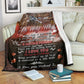 Hunting To My Wife Flannel Blanket For Warm Home Decor And Relaxation