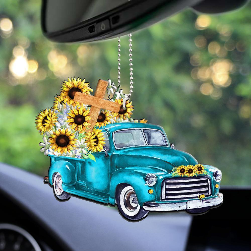 Sunflower Truck 20 Oz Tumbler For Travel Gifts