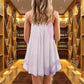 Wine And Summer Vibes Limited 1 – Women's Summer Sleeveless V-Neck Camisole Dress