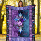 God Flower Faith Hope Love Christian Flannel Blanket For Cozy Home Lounging And Gifting