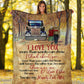Truck I Love You Truck Couple Trucker Flannel Blanket For Cozy Home Lounging And Gifting