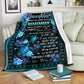 Turtle To My Daughter Turtle Sea Flannel Blanket For Soft Bed Couch And Home Comfort