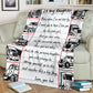 Truck To My Daughter Trucker Flannel Blanket For Living Room And Bedroom Styling