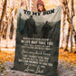 Hunting To My Son Flannel Blanket For Bed Sofa And Reading Nook Decor
