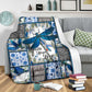 Diabetes Awareness Flannel Blanket For Relaxing At Home And Travel