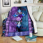 God Flower Faith Hope Love Christian Flannel Blanket For Warm Home Decor And Relaxation