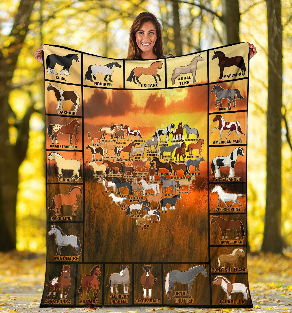 Horse I Love Horses Flannel Blanket For Cozy Home Lounging And Gifting