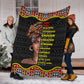 Black Girl God Says You Are African American Strong Flannel Blanket For Bedroom Couch And Daily Comfort
