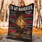 Dragon To My Daughter Flannel Blanket For Bed Sofa And Reading Nook Decor