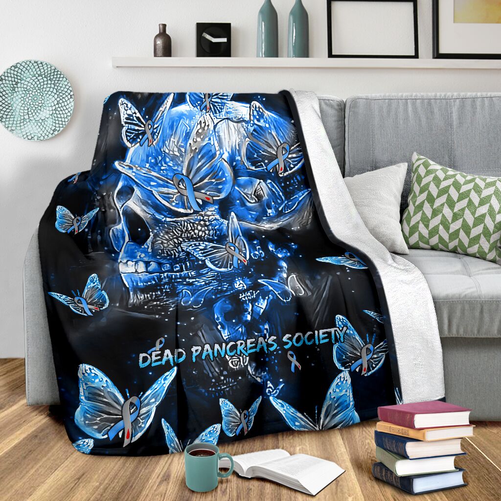 Diabetes Awareness Flannel Blanket For Relaxing At Home And Travel