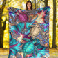 Turtle Magic Flannel Blanket For Cozy Home Lounging And Gifting
