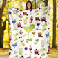 Tropical Drink Lover Flannel Blanket For Cozy Home Lounging And Gifting