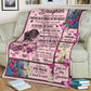 Breast Cancer Awareness Butterfly Flannel Blanket For Living Room And Bedroom Styling