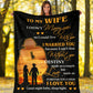 Firefighter To My Husband Fathers Day Flannel Blanket For Cozy Home Lounging And Gifting