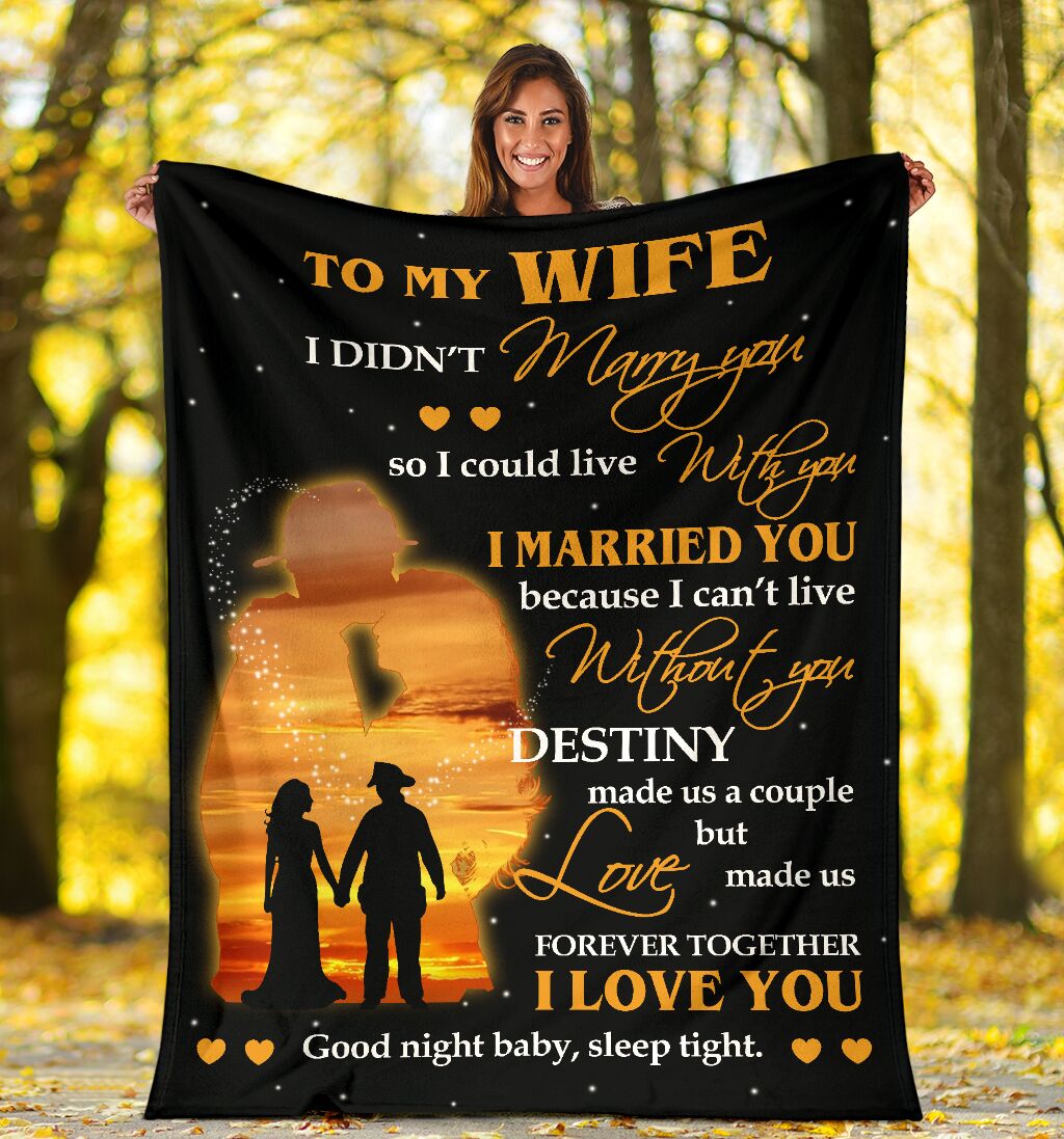 Firefighter To My Husband Fathers Day Flannel Blanket For Cozy Home Lounging And Gifting