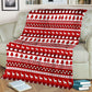 Christmas Teacher Simple Pattern Flannel Blanket For Living Room And Bedroom Styling