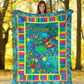 Autism Accept Understand Love Autism Awareness Flannel Blanket For Cozy Home Lounging And Gifting