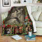 Skull You And Me Christmas Flannel Blanket For Warm Home Decor And Relaxation