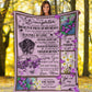 Fibromyalgia To My Daughter Fibromyalgia Awareness Flannel Blanket For Cozy Home Lounging And Gifting