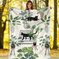 Cat Lovely Black Cats Flannel Blanket For Cozy Home Lounging And Gifting