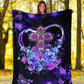 God Love God Christian Rose Flannel Blanket For Cozy Home Lounging And Gifting