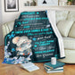 Autism Awareness Son Gift Flannel Blanket For Soft Bed Couch And Home Comfort