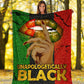 Black Woman Unapologetically Black African American Flannel Blanket For Cozy Home Lounging And Gifting