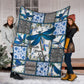 Diabetes Awareness Flannel Blanket For Bedroom Couch And Daily Comfort