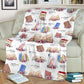 Book Lovers Book Flannel Blanket For Living Room And Bedroom Styling