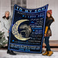 Dinosaur To My Son I Love You Flannel Blanket For Cozy Home Lounging And Gifting