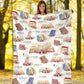 Book Lovers Book Flannel Blanket For Cozy Home Lounging And Gifting