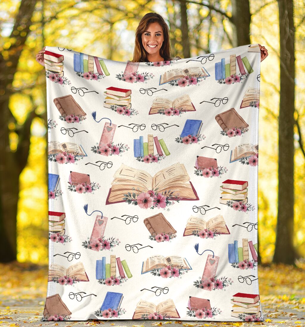 Book Lovers Book Flannel Blanket For Cozy Home Lounging And Gifting