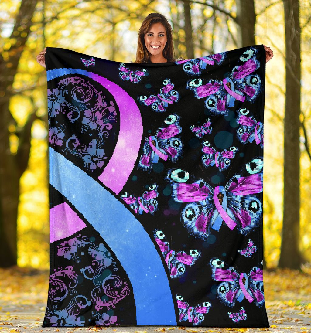 Mental Health Awareness Hope Flannel Blanket For Cozy Home Lounging And Gifting