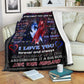 Dragon To My Wife Flannel Blanket For Soft Bed Couch And Home Comfort
