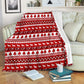 Nurse Christmas Simple Pattern Flannel Blanket For Warm Home Decor And Relaxation