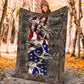 Hunting American Hunters Flannel Blanket For Bed Sofa And Reading Nook Decor