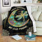 Dark Floral Hippie Flannel Blanket For Warm Home Decor And Relaxation