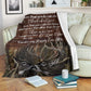 Hunting Love I Love You Flannel Blanket For Warm Home Decor And Relaxation