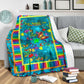 Autism Accept Understand Love Autism Awareness Flannel Blanket For Relaxing At Home And Travel