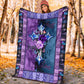 God Flower Faith Hope Love Christian Flannel Blanket For Bed Sofa And Reading Nook Decor