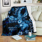 Diabetes Awareness Flannel Blanket For Soft Bed Couch And Home Comfort