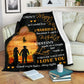 Firefighter To My Husband Fathers Day Flannel Blanket For Warm Home Decor And Relaxation