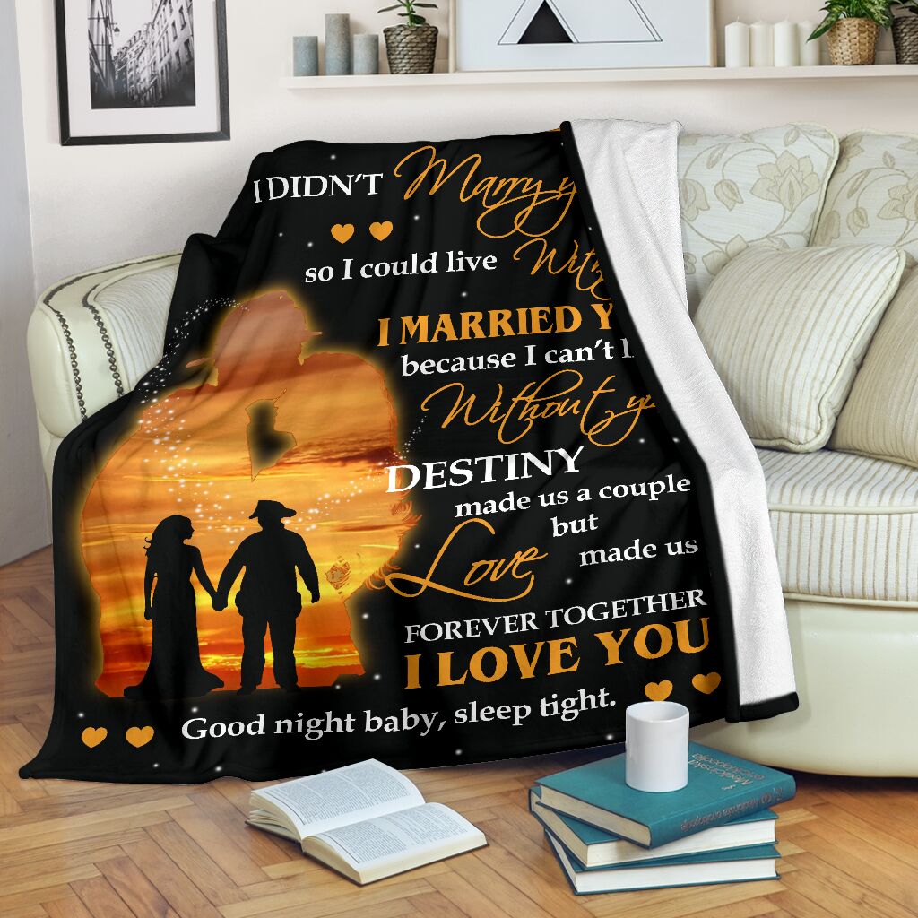 Firefighter To My Husband Fathers Day Flannel Blanket For Warm Home Decor And Relaxation
