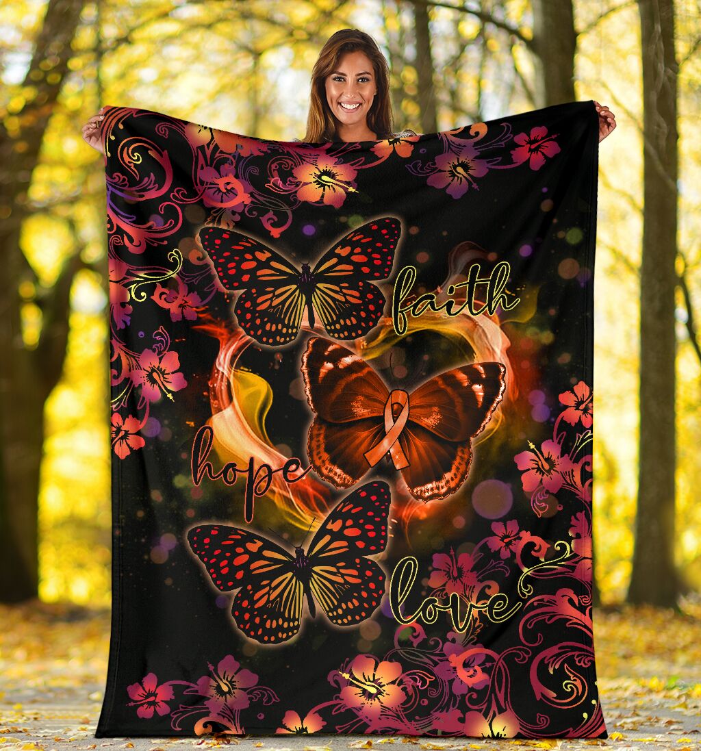 Multiple Sclerosis Awareness Flannel Blanket For Cozy Home Lounging And Gifting