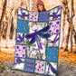 Mental Health Awareness Dragonfly Flannel Blanket For Bed Sofa And Reading Nook Decor